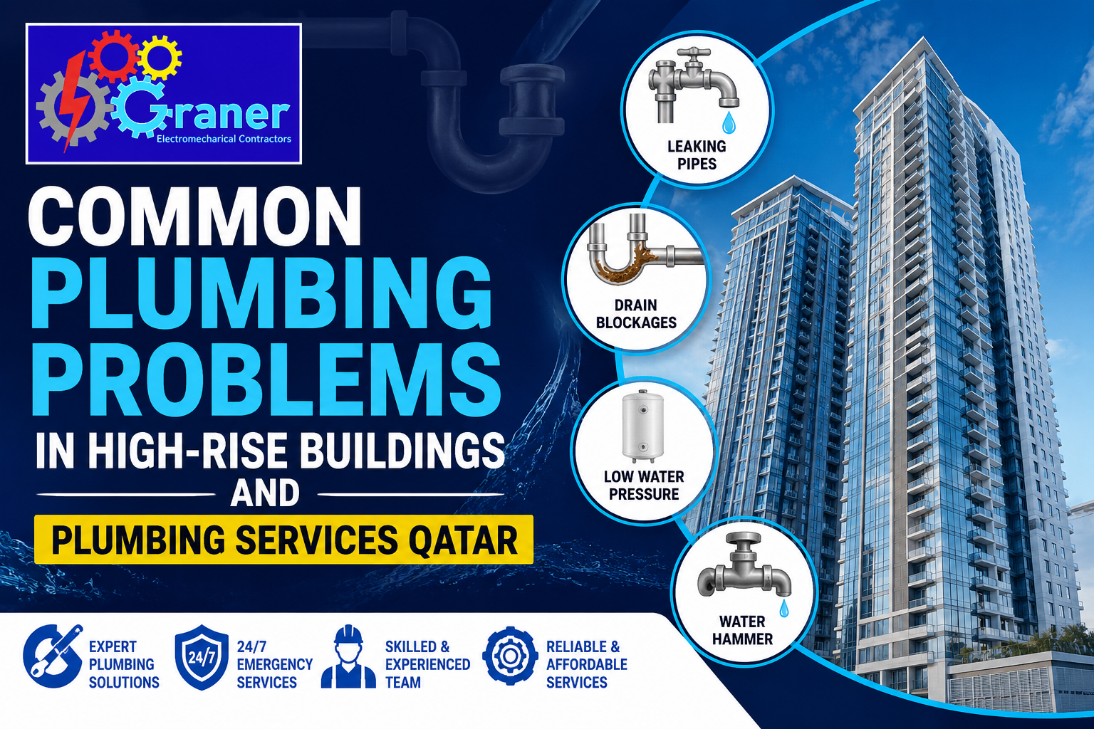 Plumbing Services Qatar: 7 Common High-Rise Building Problems & Solutions