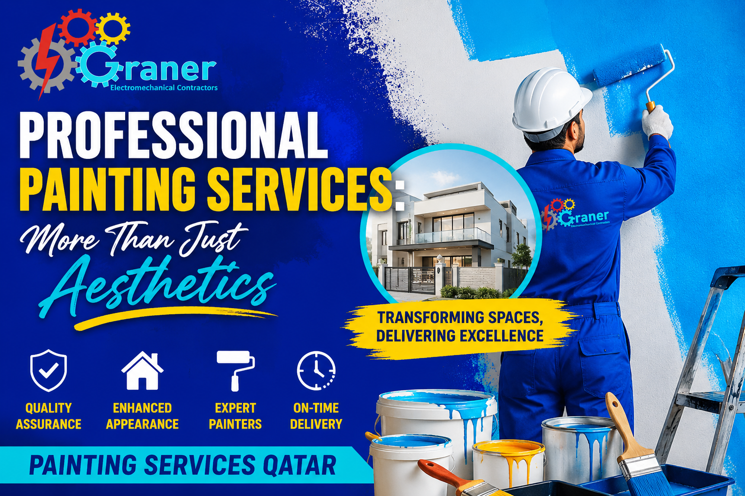 Professional Painting Services Qatar: More Than Just Aesthetics