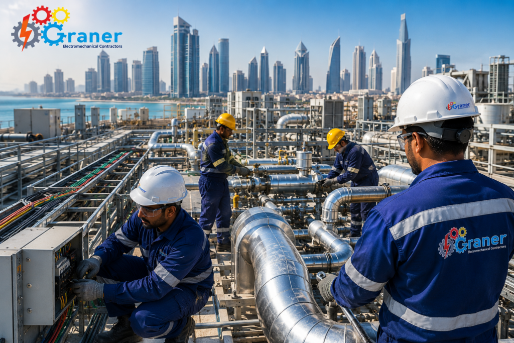 "Technical manpower supply Qatar Graner Electromechanical Contractors"