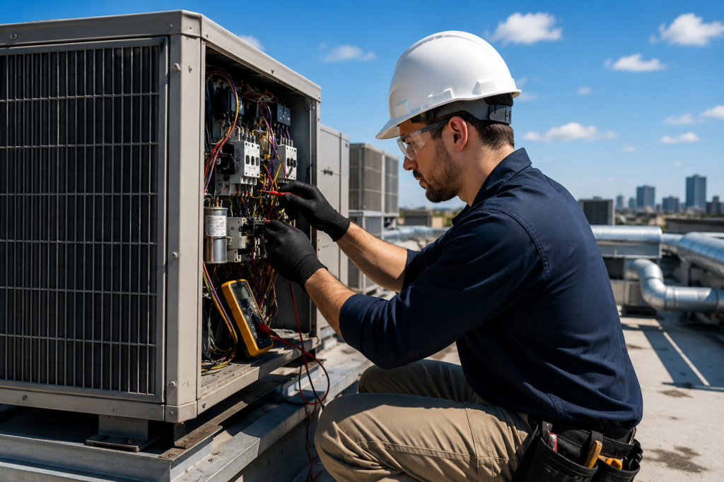 "HVAC facility maintenance services in Qatar extending equipment lifespan"